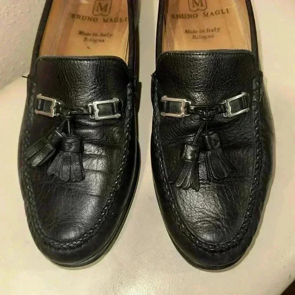 Bruno Magli loafers size 8 1/2 - Picture 2 of 6